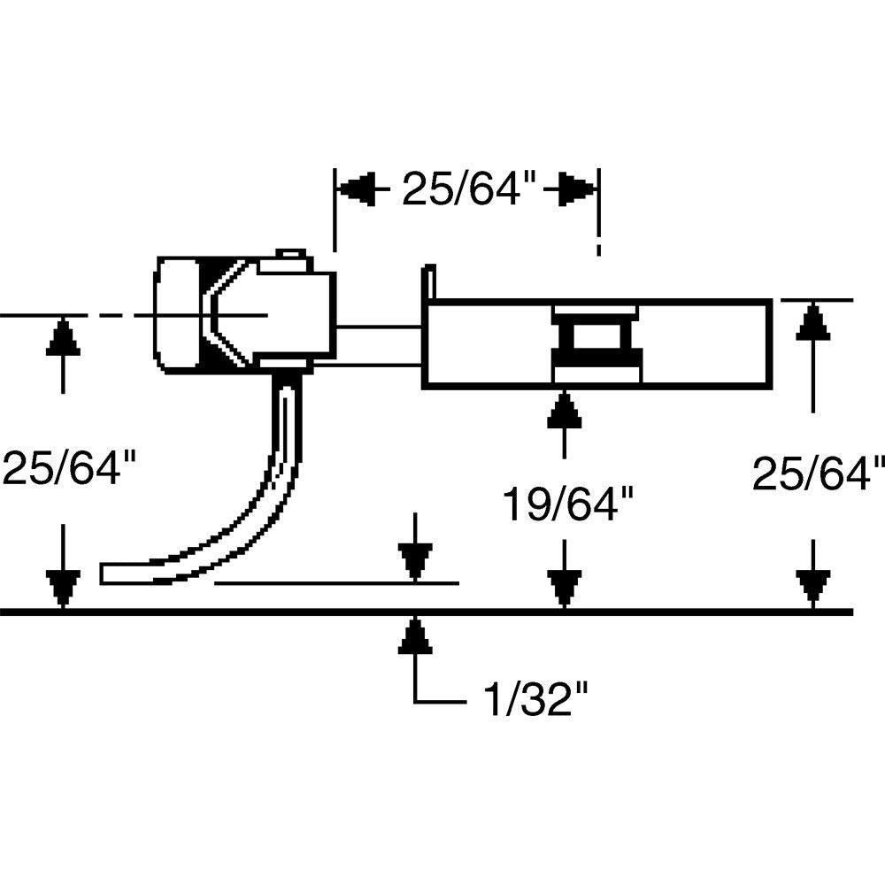 kadee #21 HO 20-Series Plastic Couplers w/Gearboxes Long (25/64") Underset Shank