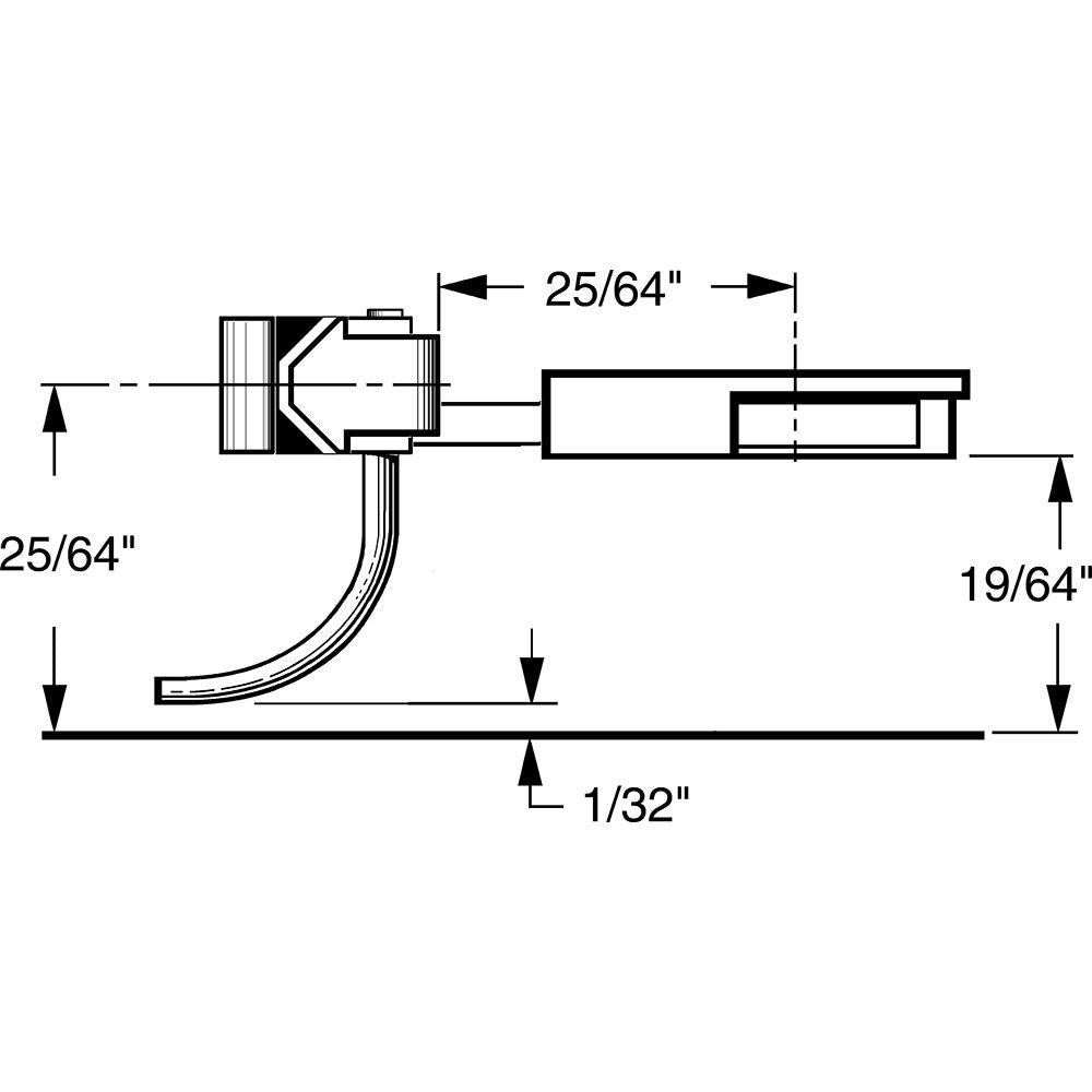 kadee #21 HO 20-Series Plastic Couplers w/Gearboxes Long (25/64") Underset Shank