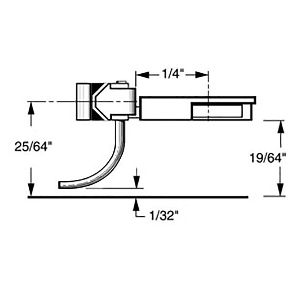 Kadee #24 HO Scale Metal Insulated Coupler Short Underset (2pr)