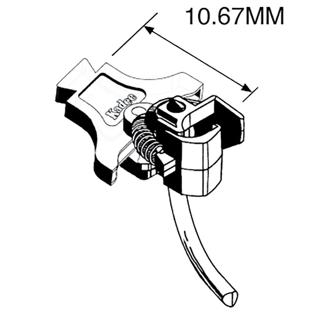 Kadee #53 HO NEM 363 European-Style Couplers - Long (10.67mm .420 inch , 27/64")