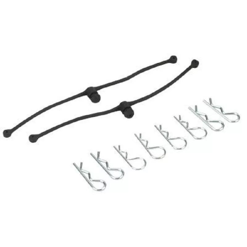 Dubro 2245 Body Klip Retainers Black (2) Car or Truck Body Clip