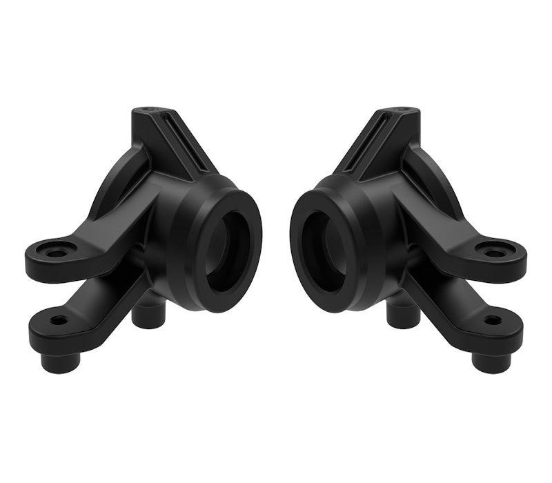 Traxxas 10736-BLK Black Left and Right Steering Blocks fits Mini Maxx