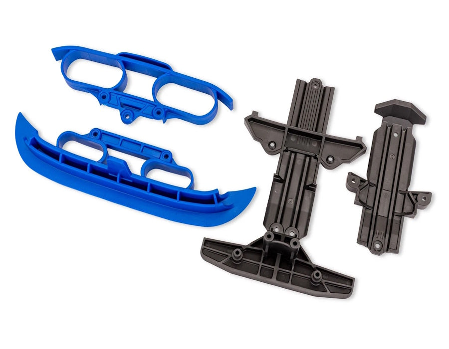 Traxxas 10837-BLUE Bumpers and Skid Plates for Mini Rally VXL Ford RS200
