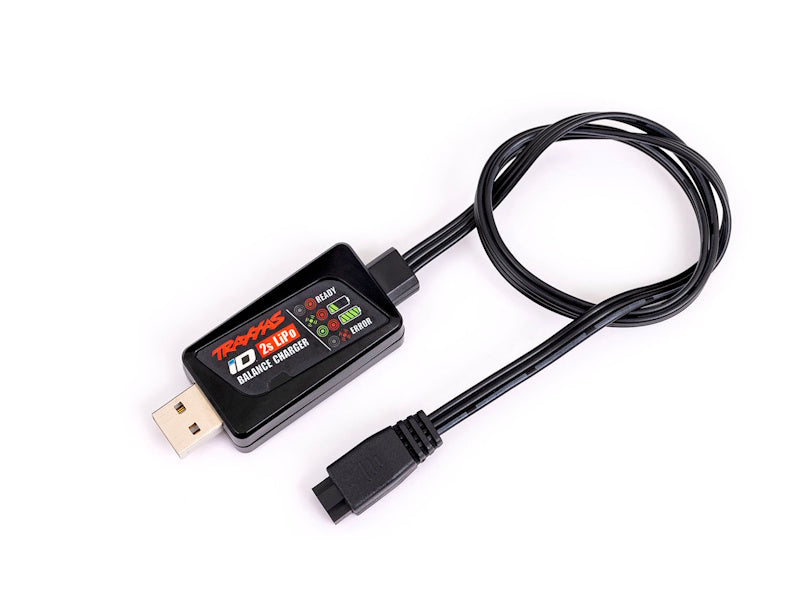 Traxxas 9767 2 Amp USB Charger for 2S 7.4V LiPo iD Connector Only