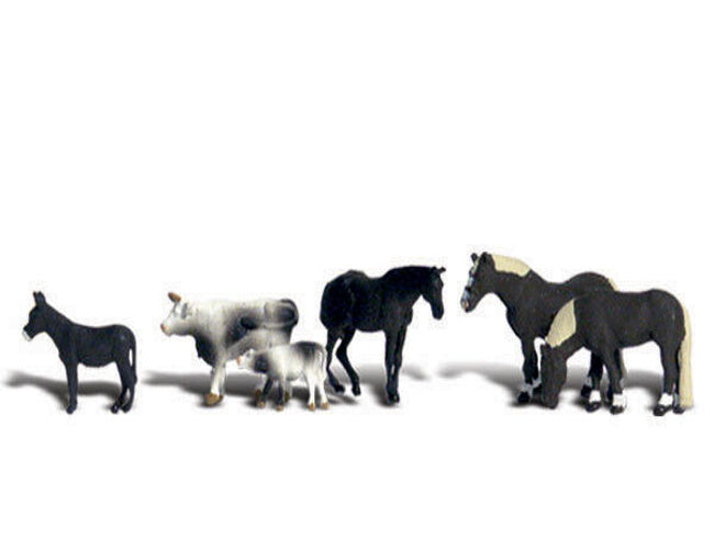 Woodland Scenics A2142 N Train Figures Farm Animals.