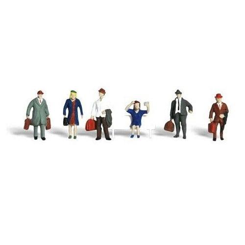 Woodland Scenics A2155 N Train Figures Travelers.