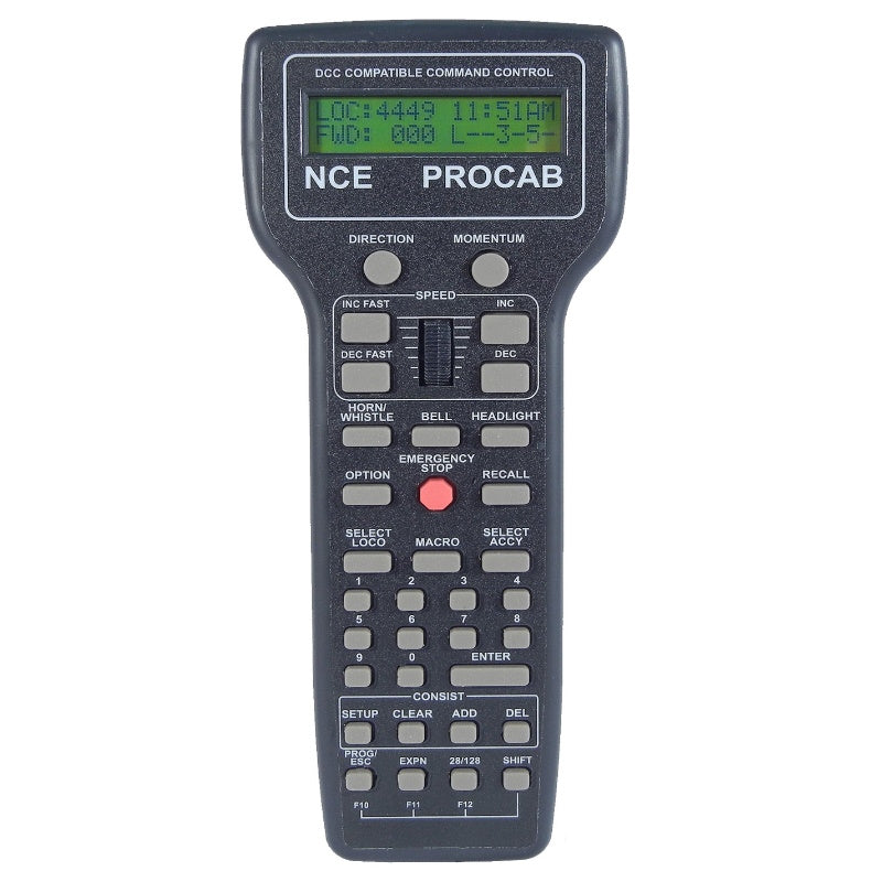 NCE 524-010 ProCab Deluxe Master cab Handheld Throttle