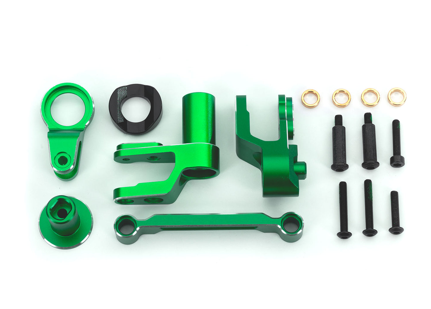 Traxxas 10246 Green Aluminum Steering Bellcranks MAXX / Slash