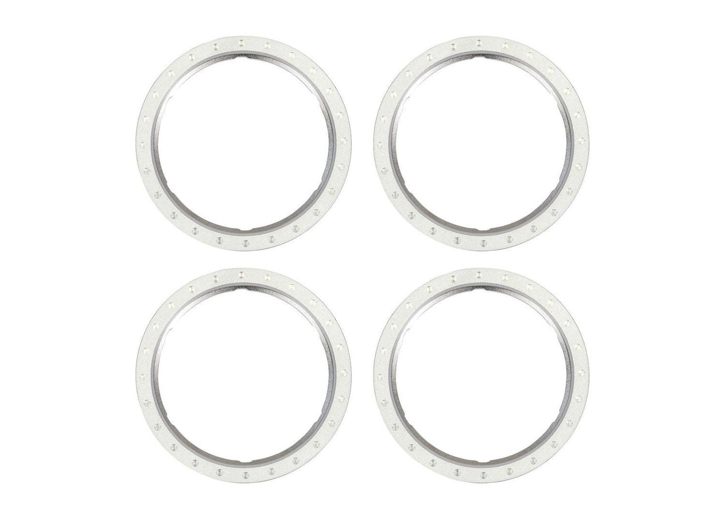 Traxxas Beadlock Rings Aluminum Silver maxx slash / UDR