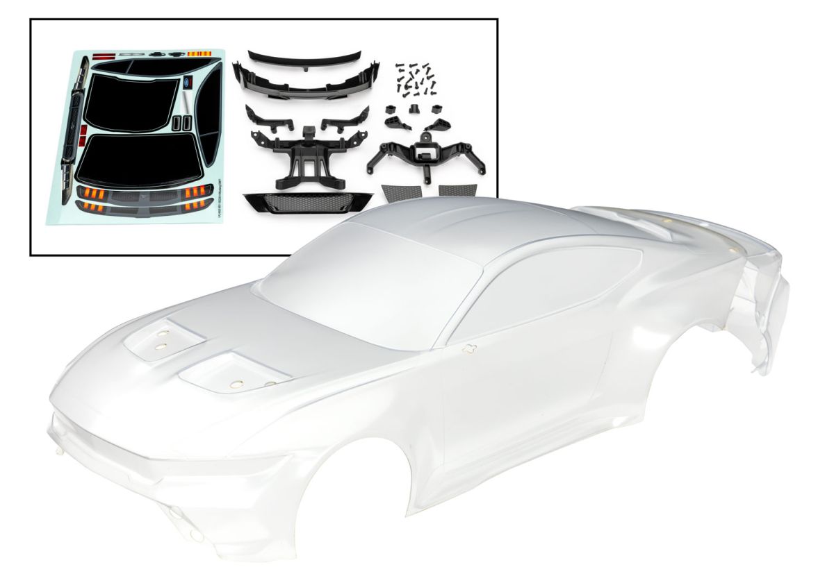 Traxxas 10511 4-Tec Ford Mustang Clear Body