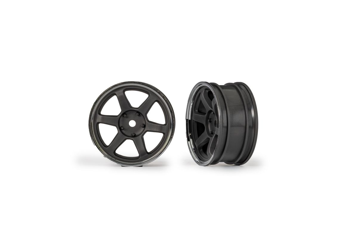 Traxxas 10571 1.9" Gray 6-Spoke Front Wheels