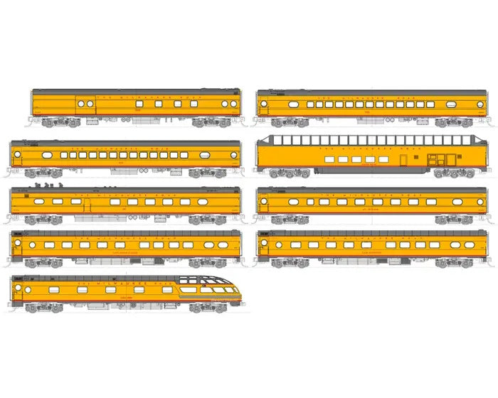 KATO 106-089 N SCALE 9 CAR SET Milwaukee Road Olympian Hiawatha Post