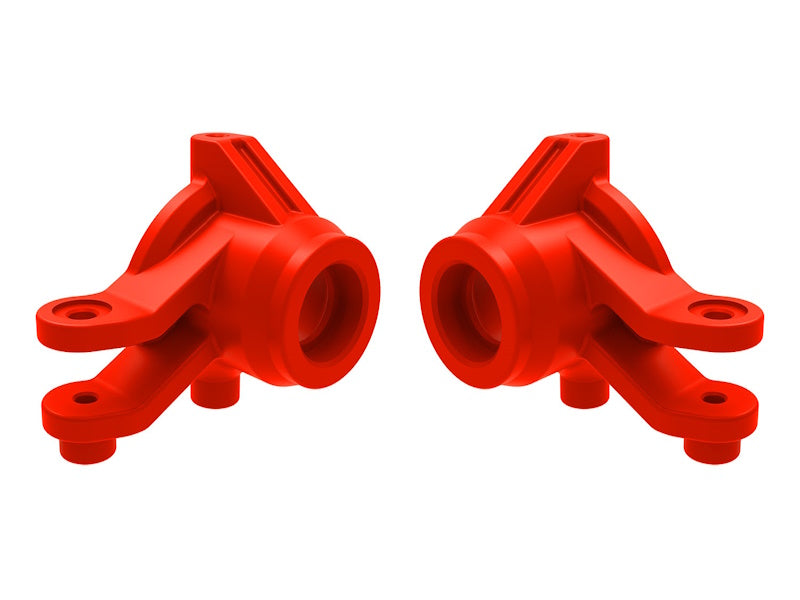 Traxxas 10736-RED Steering Blocks Left and Right (Red) fits Mini Maxx