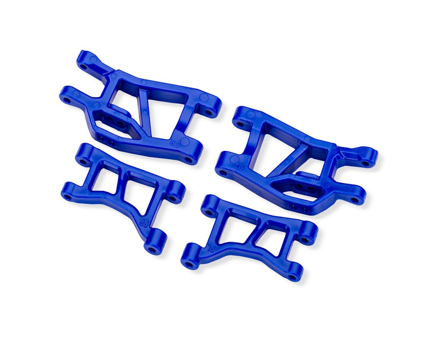 Traxxas 10831-BLUE Front Upper & Lower Suspension Arms L&R Mini Rally/Mini Slash