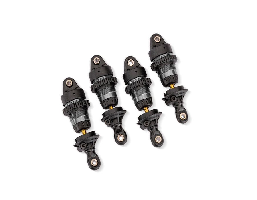 Traxxas 10865-GRAY Gray Aluminum Mini GTR Short Shocks (4)