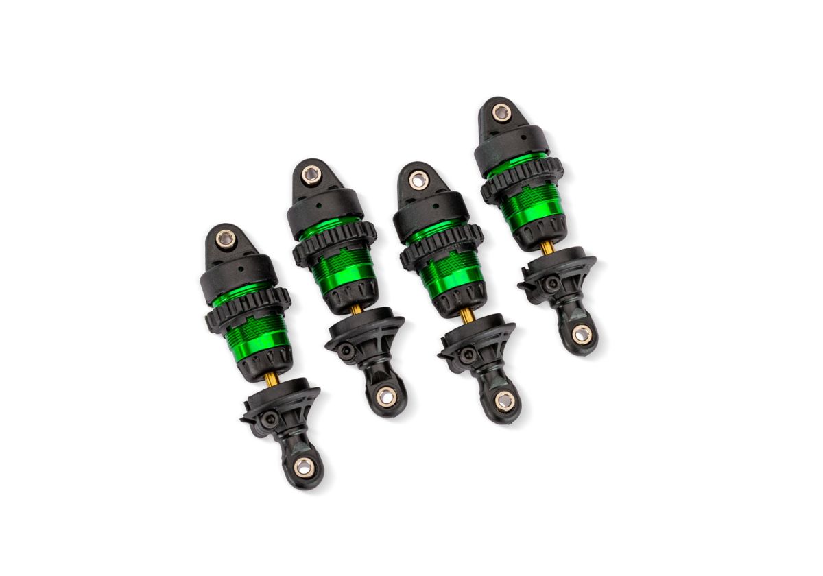 Traxxas 10865-GRN Green Aluminum Mini GTR Short Shocks