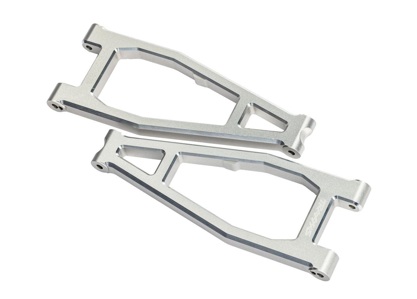 Traxxas 10929X-SLVR Aluminum Upper Front Arms Silver (L&R) Funco Pro Scale.