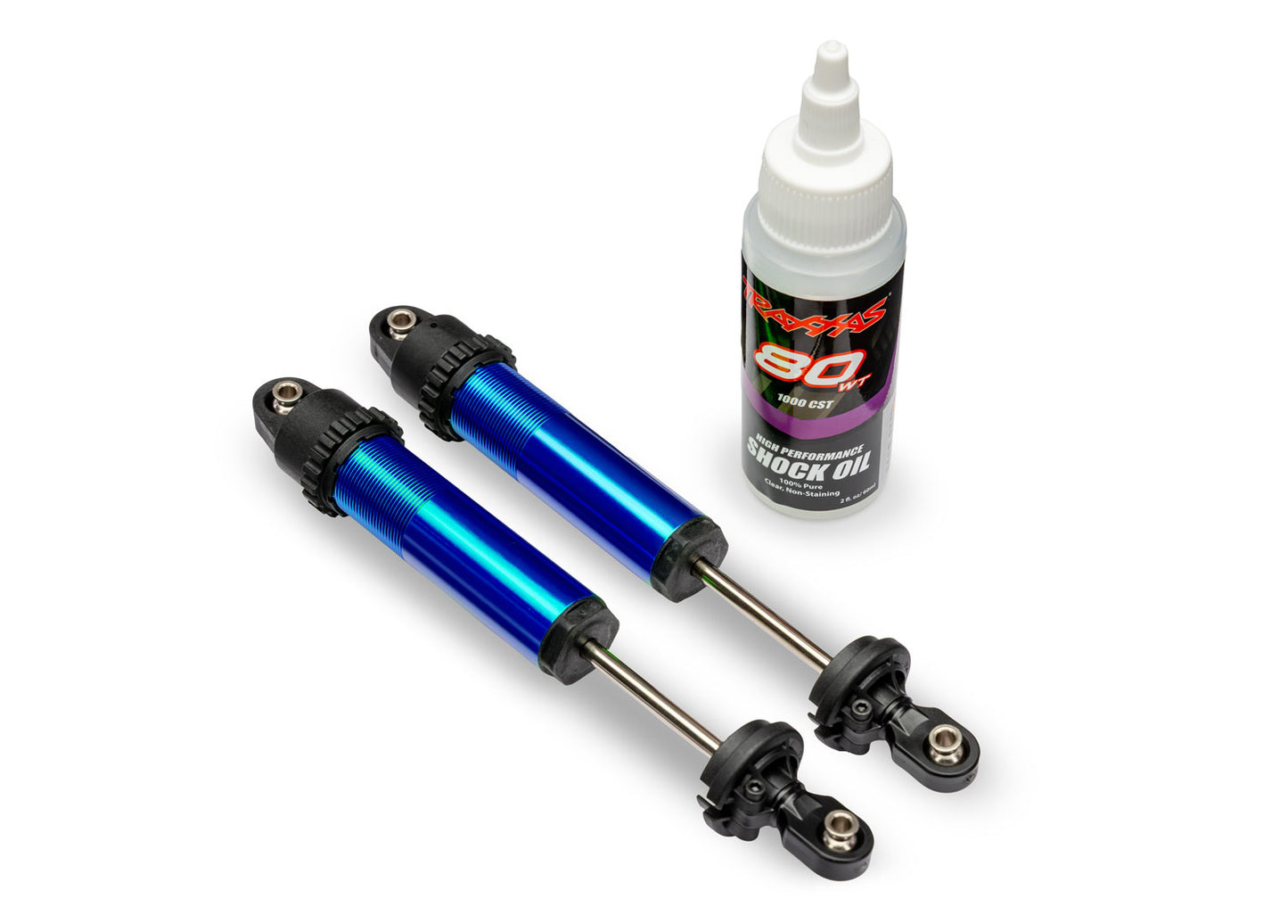 Traxxas 10962-BLUE Blue Aluminum GT-Maxx Rear Shocks