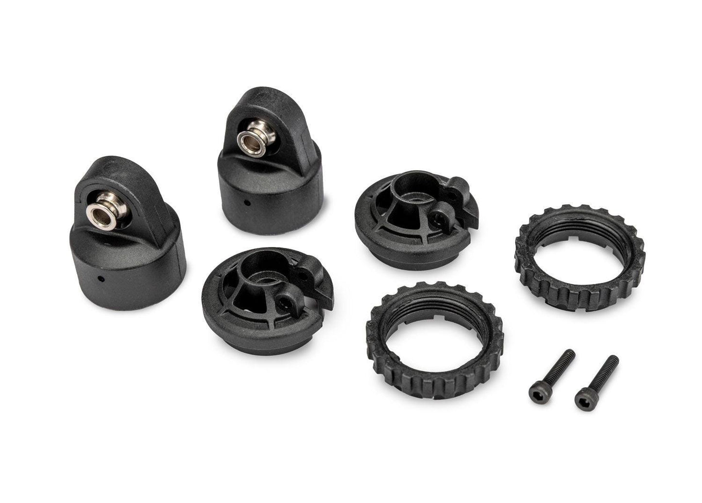 Traxxas 10965 GT-Maxx Shock Caps w/ Retainers & Collars (2).