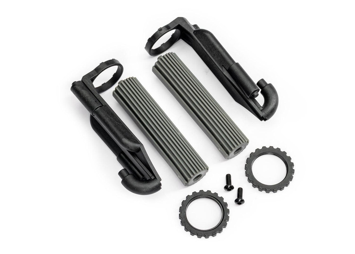 Traxxas 10967-GRAY Gray Rear Shock Reservoirs (2).