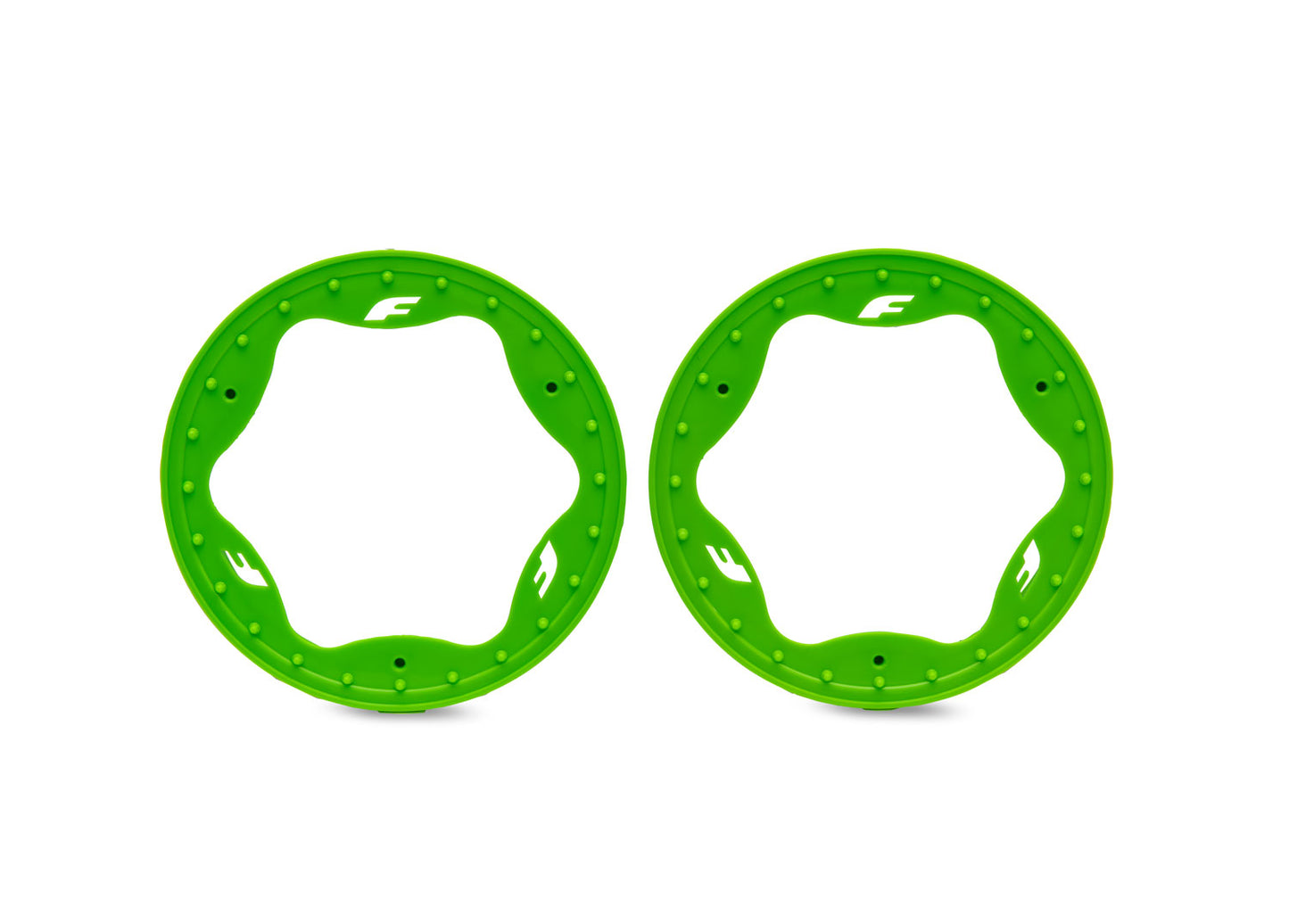Traxxas 10976-GRN 3.5" Green Funco Front Beadlock Rings