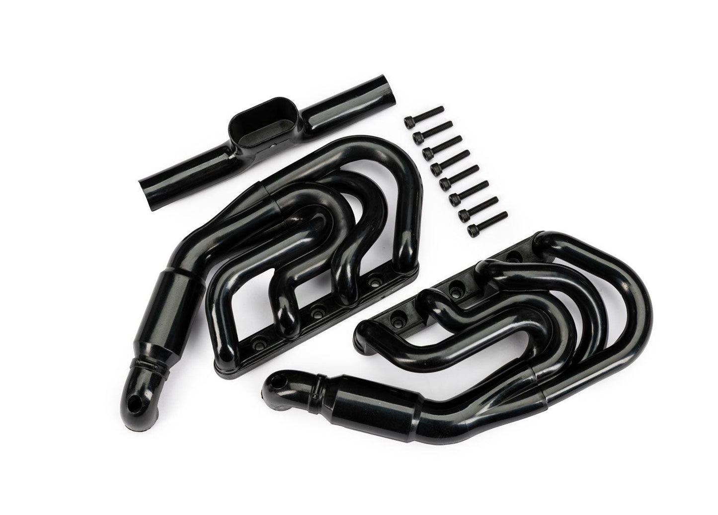Traxxas 10982-BLK Funco Pro Scale Replica Black Exhaust Headers.