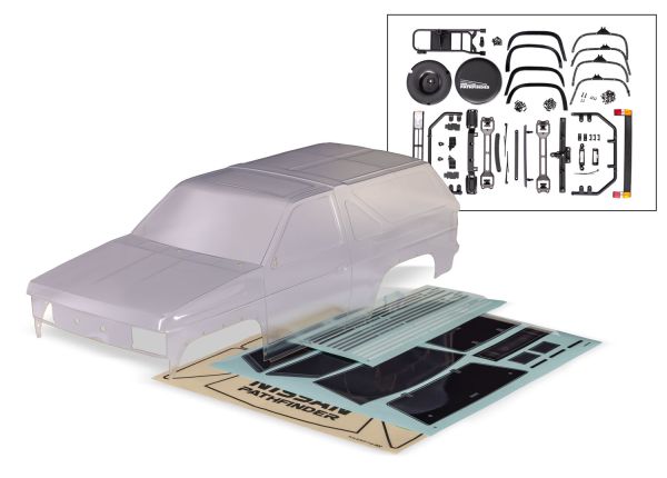 Traxxas 11011 Nissan Pathfinder Clear Body
