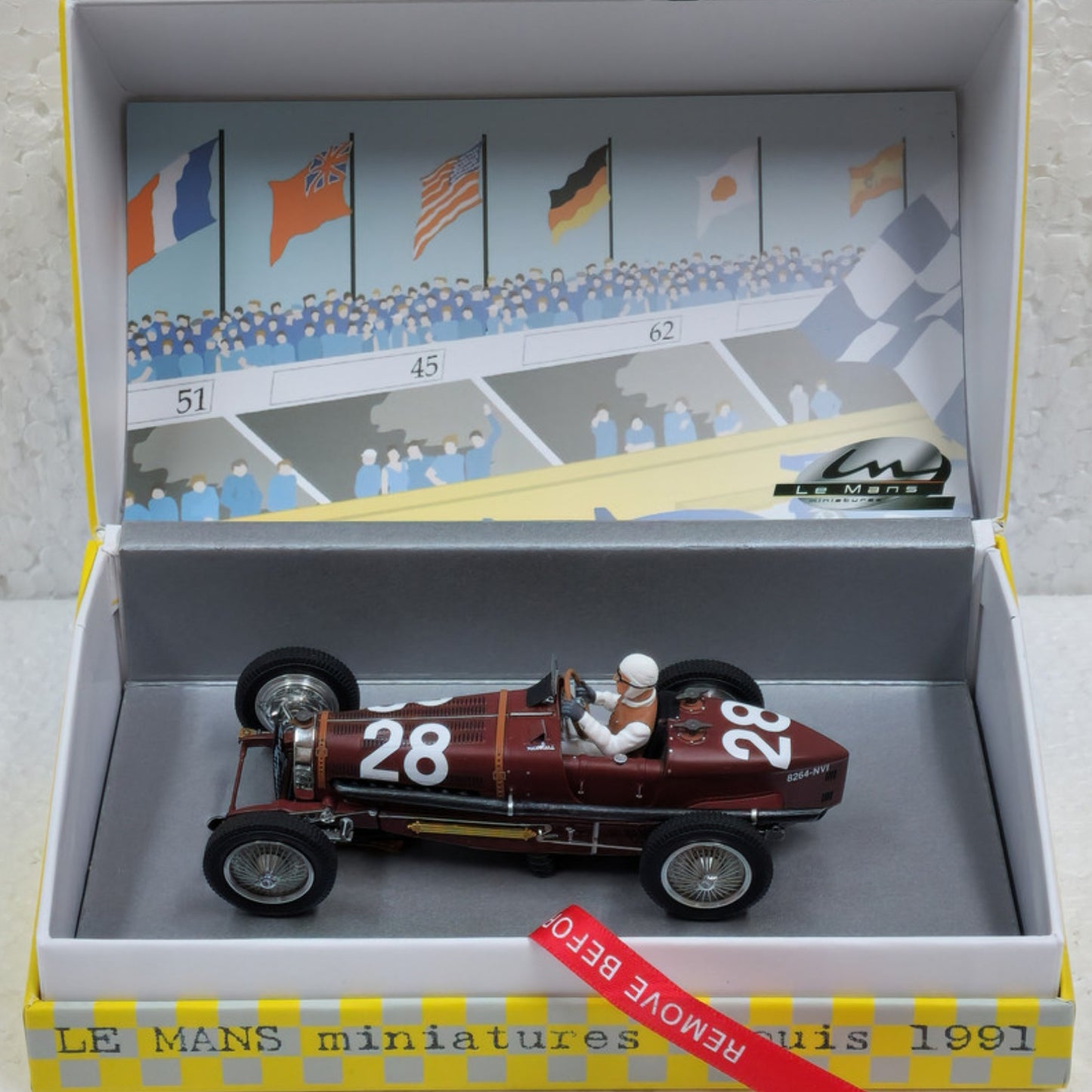 Le Mans Miniatures Bugatti Type 59 #28 Grand Prix 1934 1/32 Slot Car 132087/28M