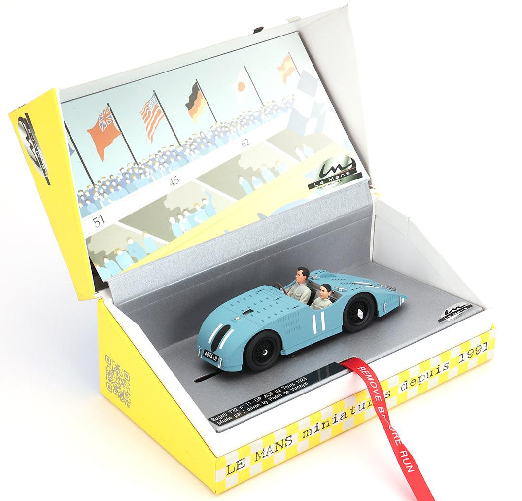 Le Mans Miniatures Bugatti T32 #11 GP ACF Tours 1923 1/32 Slot Car 132109-11M