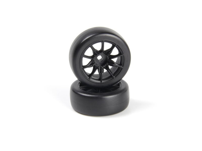 HPI 161265 TSMK5-10 Drift Wheel/Tire Set Black