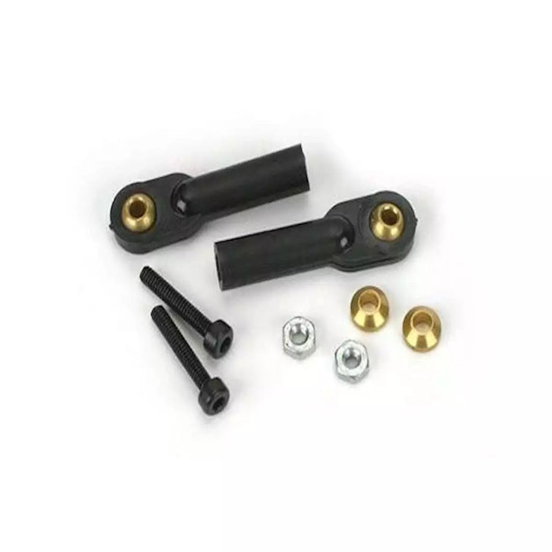 DuBro 2135 Black 2-56 x 1/2 Swivel Ball Links with Hardware (2 Pack)