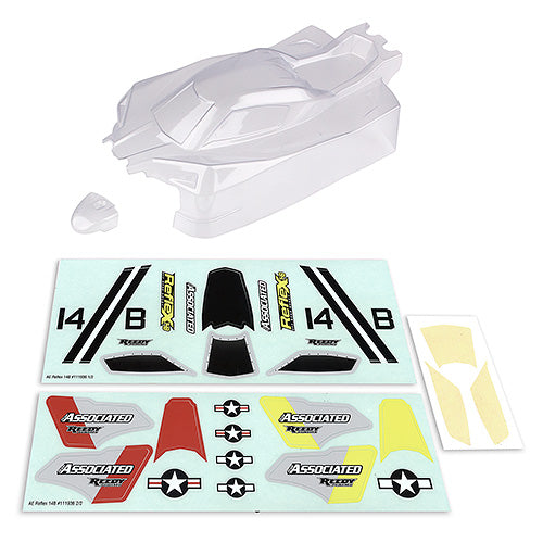 Team Associated ASC21541 Reflex 14B Clear Body