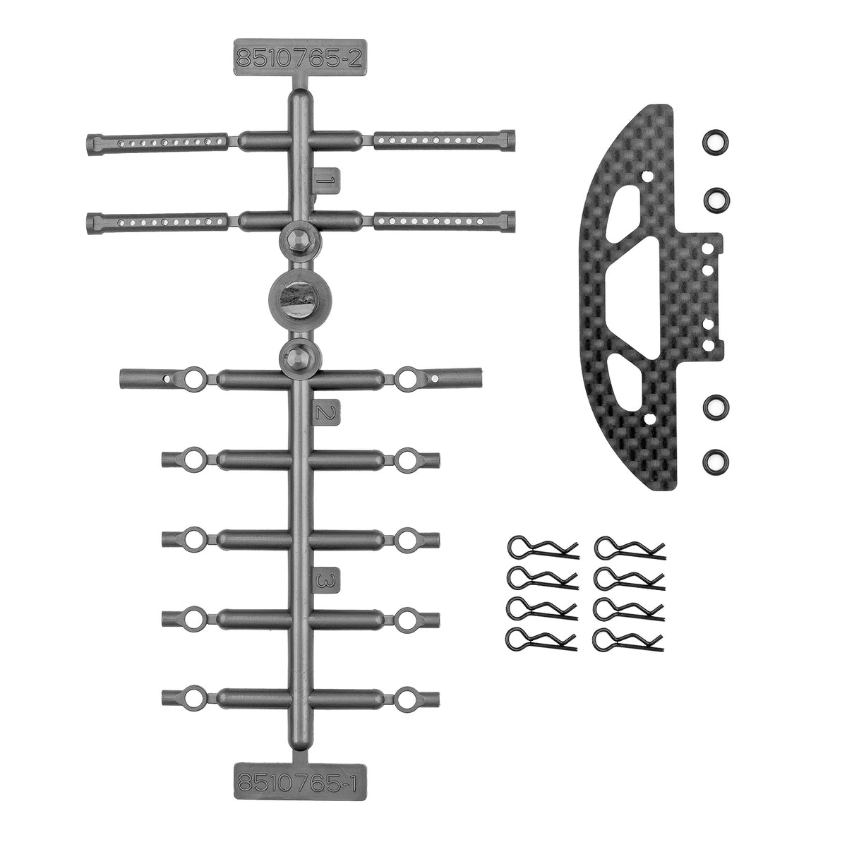 Team Associated ASC21645 RC28R Front Bumper Set