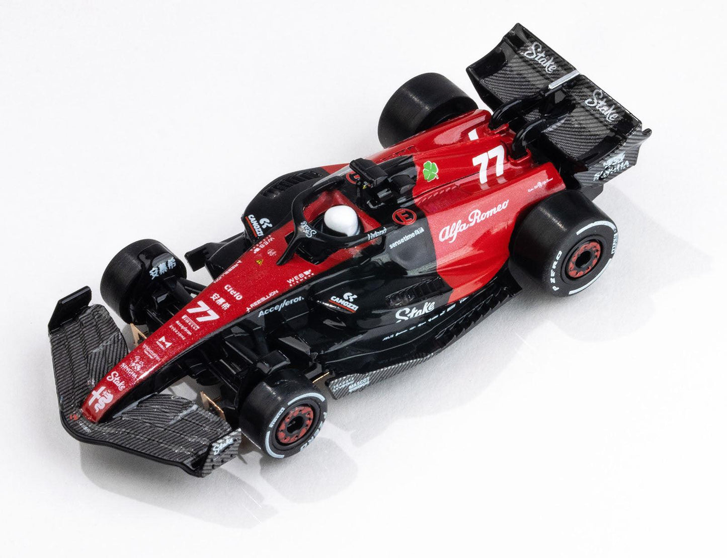 AFX 22083 2023 Alfa Romeo F1 Valterri Bottas #77 HO Scale Slot Car AFX22083 - PowerHobby