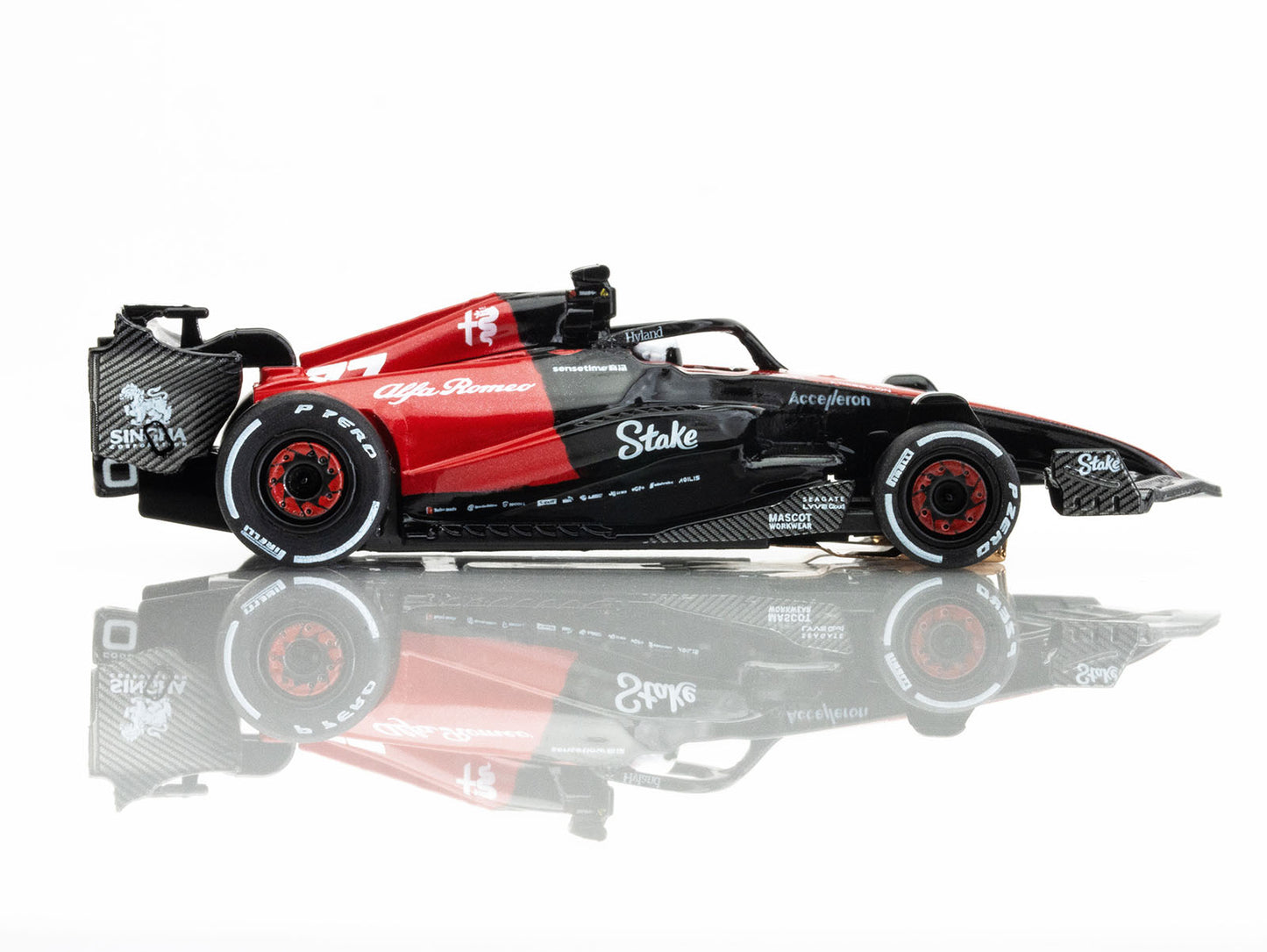 AFX 22083 2023 Alfa Romeo F1 Valterri Bottas #77 HO Scale Slot Car AFX22083 - PowerHobby