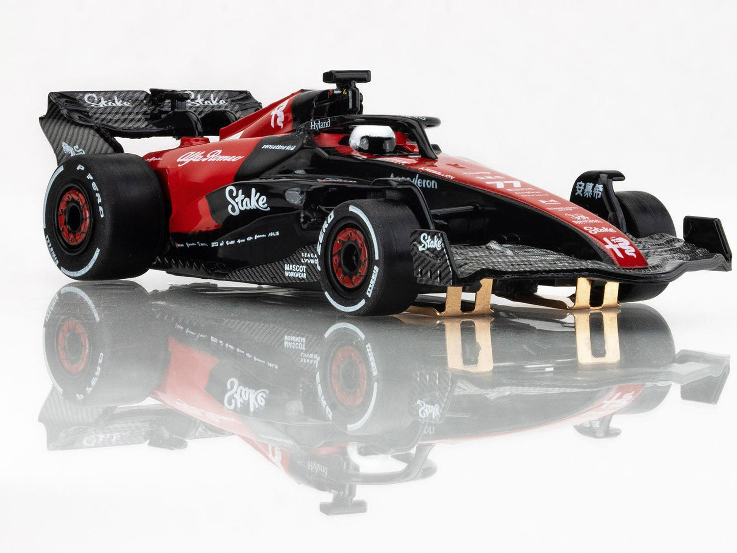 AFX 22083 2023 Alfa Romeo F1 Valterri Bottas #77 HO Scale Slot Car AFX22083 - PowerHobby