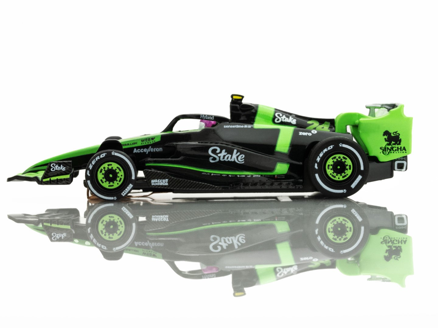 AFX 22092 Sauber F1 C44 Stake #24 HO Slot Car AFX22092 Mega G+ Formula one