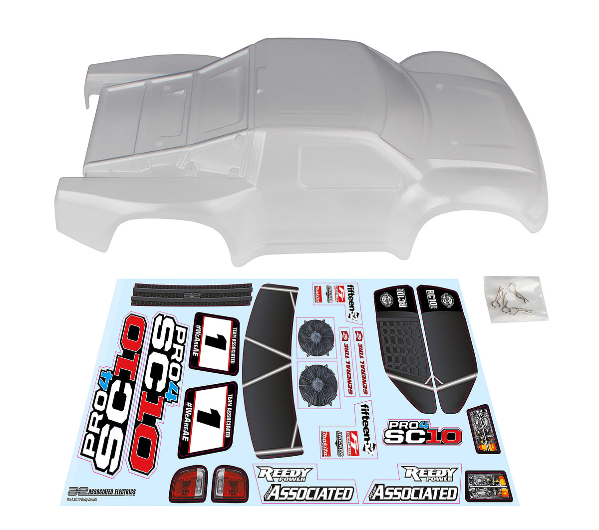 Team Associated ASC25859 Contender Body