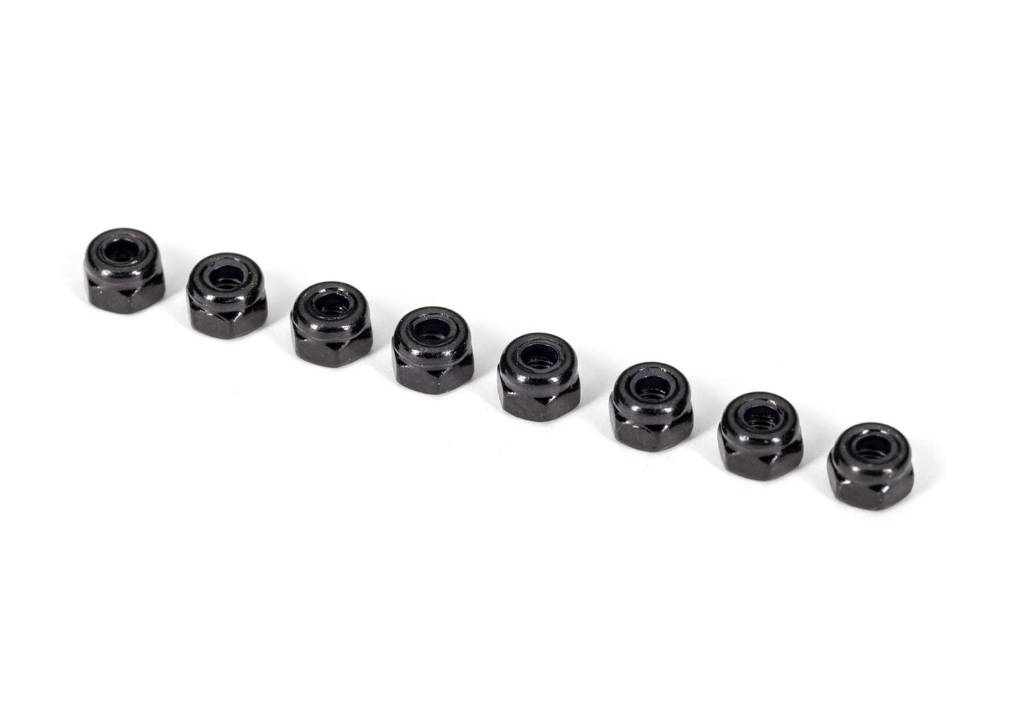 Traxxas 2745x 3 mm Black Nylon Locking Nuts (8) Sledge