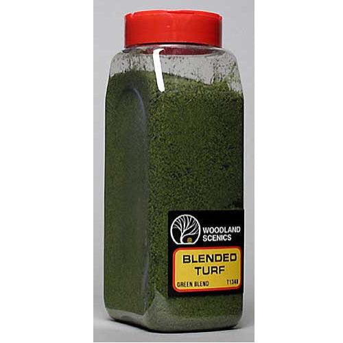 Woodland Scenics 1349 Blended Turf Shaker 32oz -- Green Blend A Scale