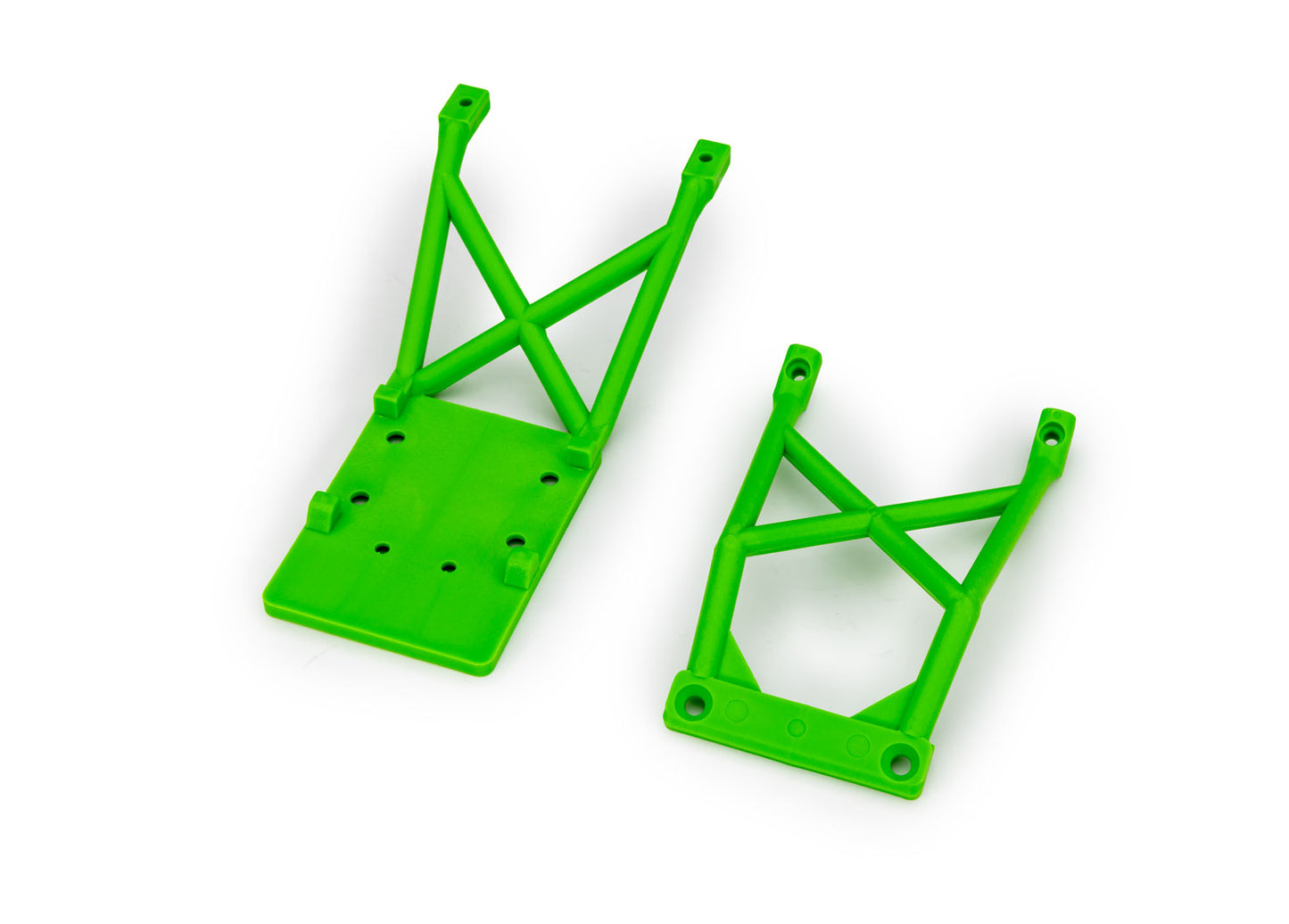 Traxxas 3623-GRN Green Front & Rear Skid Plates