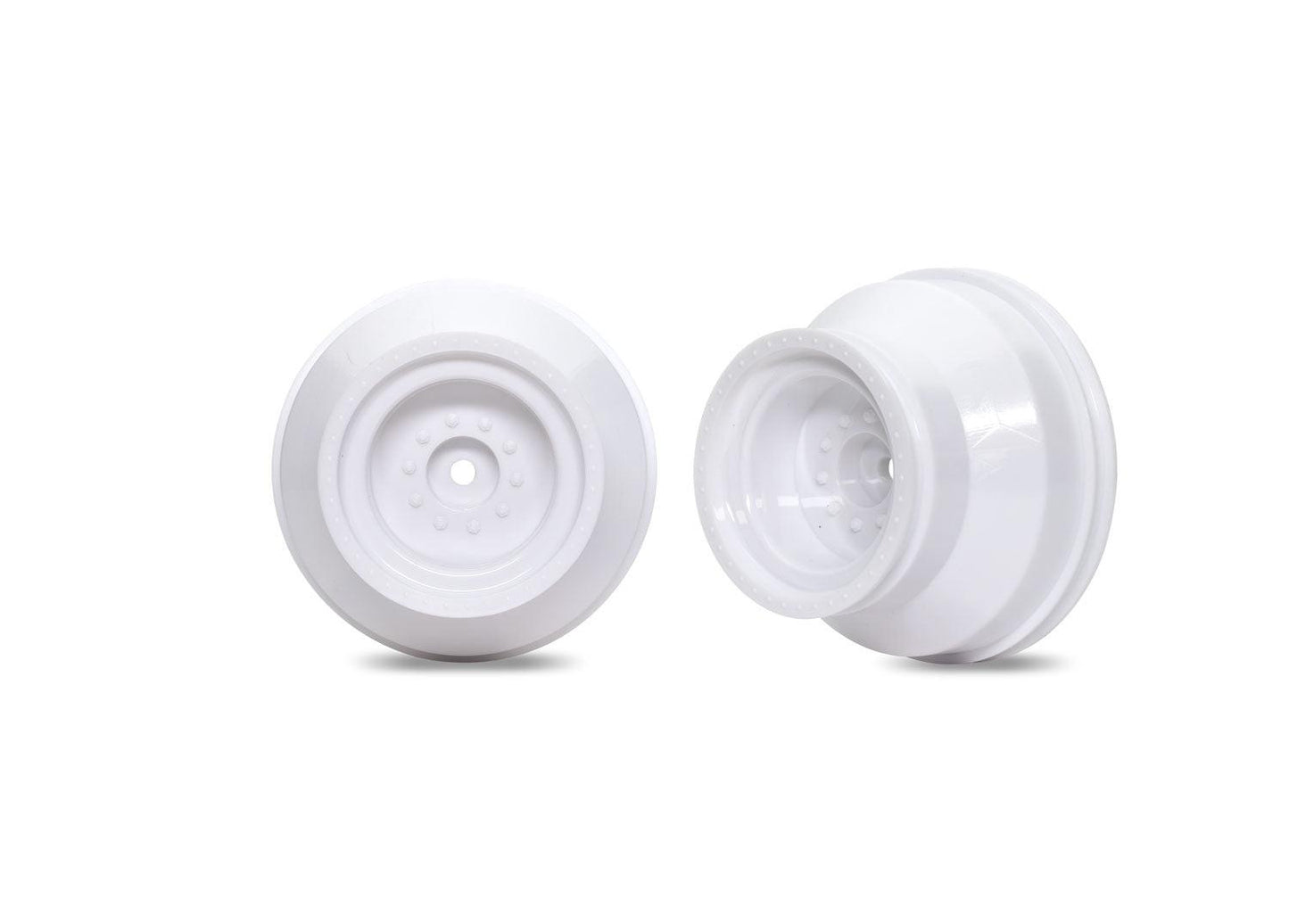 Traxxas 3664-WHT Monster Truck Dual-Profile White Wheels (2).
