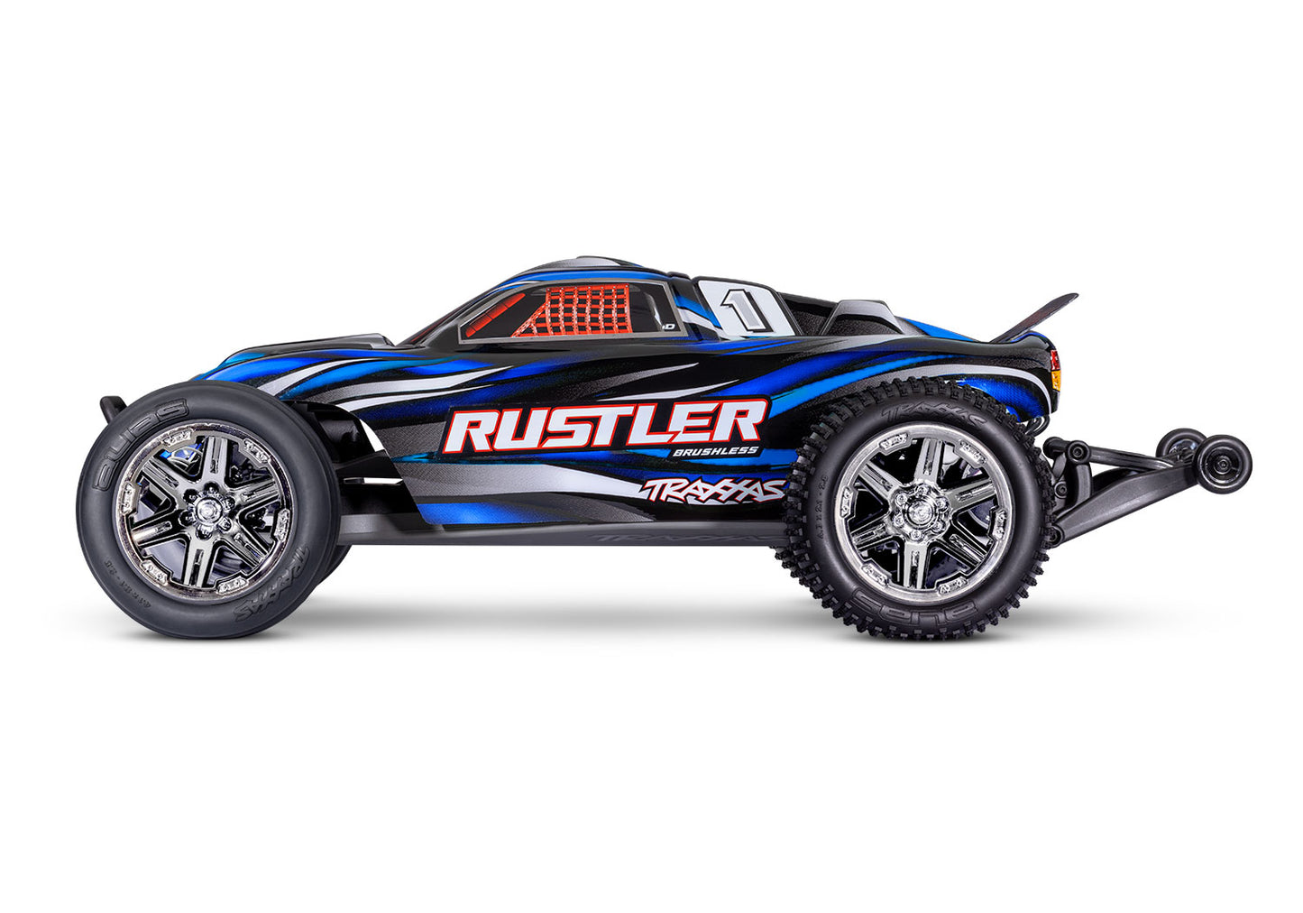 Traxxas Rustler BL-2s HD 1/10 RTR 2WD Brushless Stadium Truck Blue