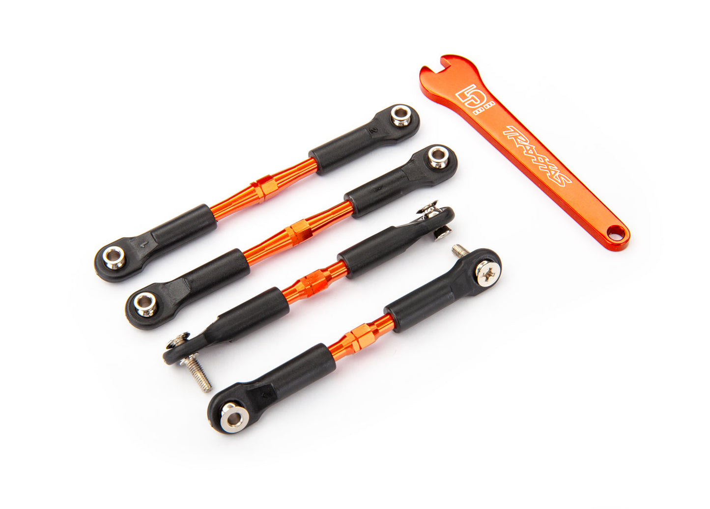 Traxxas 3741T Orange Aluminum Camber Link Set Rustler Stampede Bigfoot