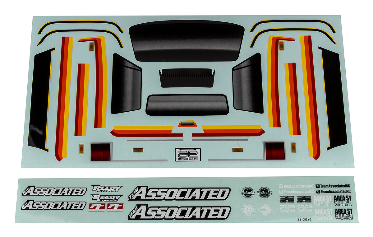 Team Associated ASC41102 MT12 Decal Sheet