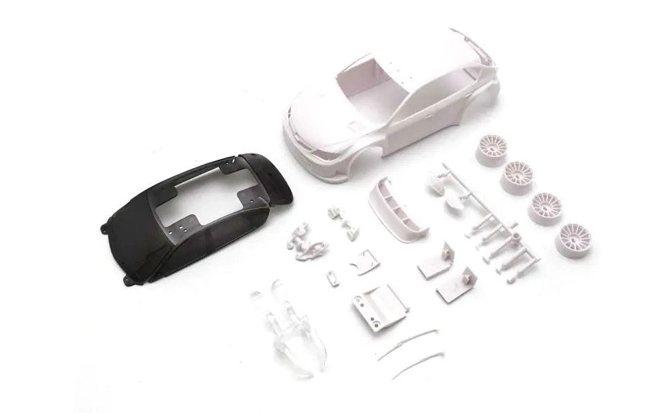 Kyosho MZN221 Subaru Impreza WRC2008 White Body (w/ Rim)