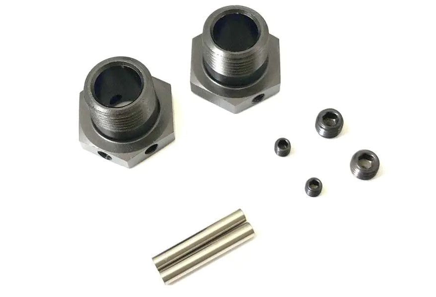 Kyosho IFW625NB Wheel Hub (Narrow/Gunmetal/2pcs/MP10)