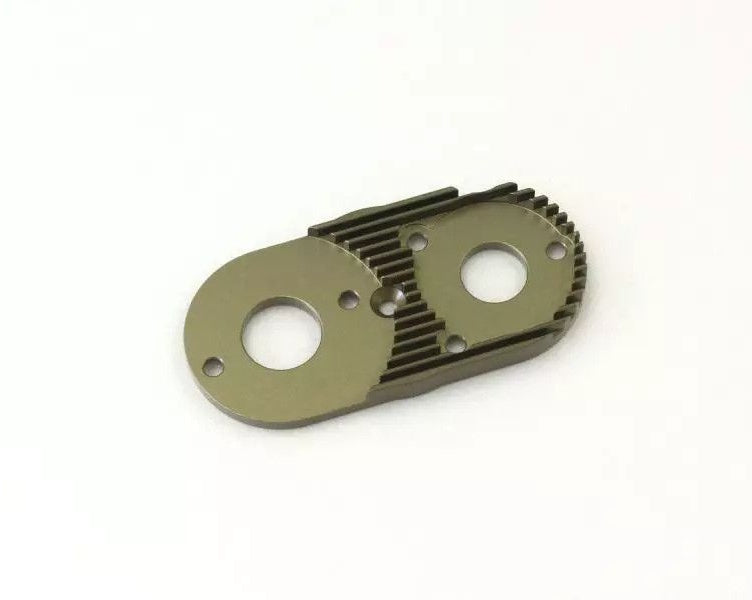 Kyosho SCW011GMB CNC Motor Plate (Gunmetal/Scorpion 2014)