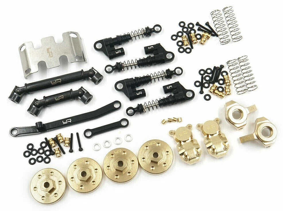 Yeah Racing AXSC-S05 Axial SCX24 C10 Jeep Aluminum & Brass Upgrade Parts Set
