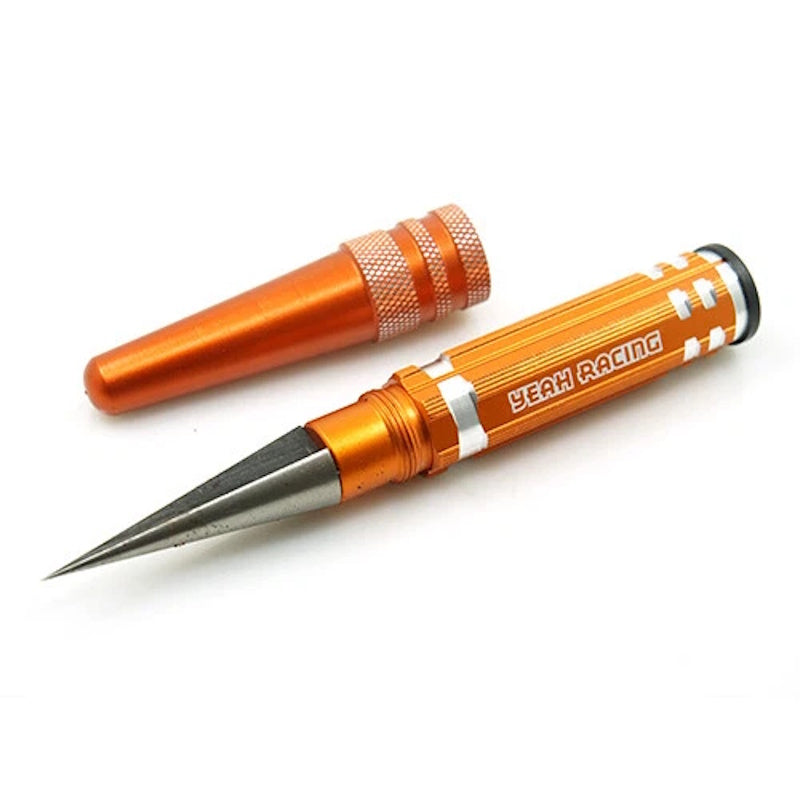 Yeah Racing YT-0178OR Aluminum Body Mounting Hole Reamer 0-14mm Orange